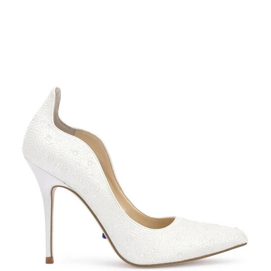 Brand new โ Jessica Simpson Bridal Collection Wayva Stiletto Rhinestone Pumps White ๐ 4 Brand new โ Jessica Simpson Bridal Collection Wayva Stiletto Rhinestone Pumps White ๐ - Image 2