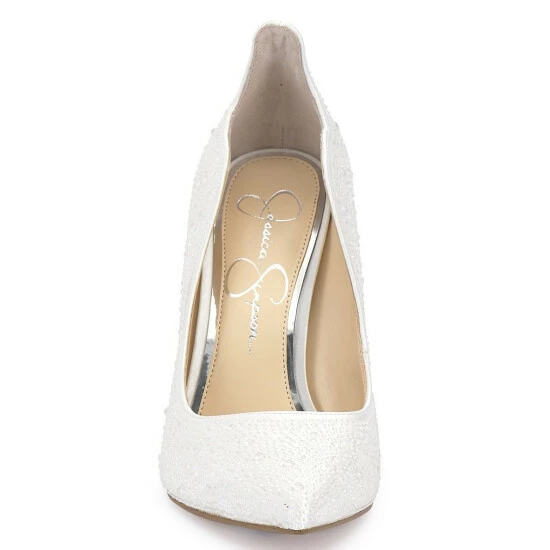 Brand new โ Jessica Simpson Bridal Collection Wayva Stiletto Rhinestone Pumps White ๐ 7 Brand new โ Jessica Simpson Bridal Collection Wayva Stiletto Rhinestone Pumps White ๐ - Image 5
