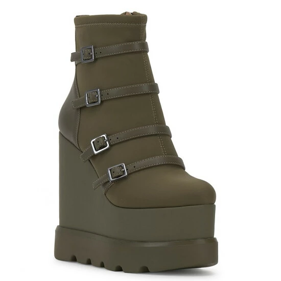 Top 10 ๐ Jessica Simpson Chaela Combat Buckle Straps Platform Wedge Booties Uniform Green ๐ 3 Top 10 ๐ Jessica Simpson Chaela Combat Buckle Straps Platform Wedge Booties Uniform Green ๐