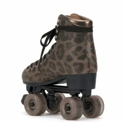 Best Sale 🥰 Jessica Simpson Rollstar Leopard Print Roller Skates Leopard Bronze 🔔 -Jessica Simpson shop unnamed file 990