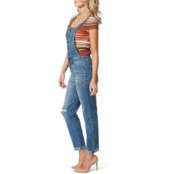 Coupon 👏 Jessica Simpson Taylor Sleeveless Front Button Overalls Love Language 💯 -Jessica Simpson shop unnamed file 996